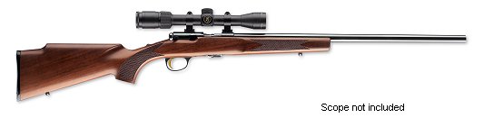 browning t-bolt target/varmint 17 hmr 22" 10+1 satin walnut stock blue
