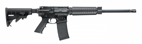 smith & wesson m&p 15, sport ii, optics ready, semi-automatic, ar, 556nato, 16" barrel, black finish, black collapsible stock, 1 mag, 30 round,...