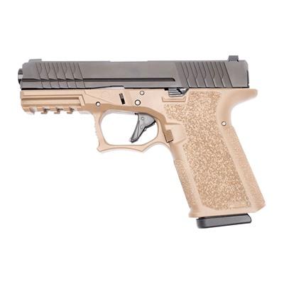 polymer80 pfc9cmpfde pfc9 compact 9mm luger 4.02" 15+1 flat dark earth black nitride stainless steel slide flat dark earth polymer w/aggressive...