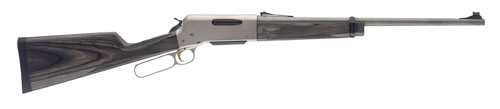 browning blr lightweight 81 takedown 308 win 20" matte stainless barrel, matte nickel alloy receiver, satin gray laminate forearm & straight grip...