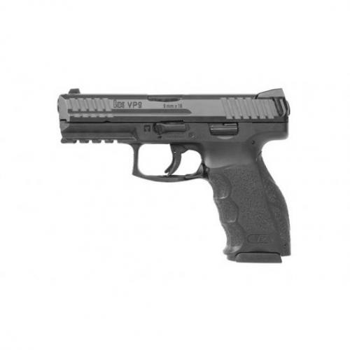 heckler & koch, vp9, 9mm, 4.09" barrel, black, night sights, 17 round