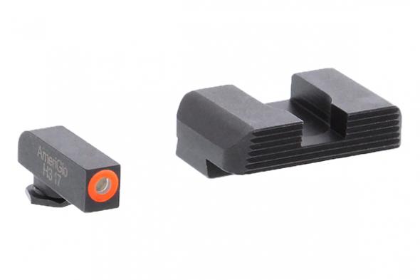 Trader Jerry's | Ameriglo, Hackathorn Nightsight Set, Fits Glock