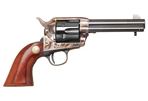cimarron, p-model, 44spl, 4.75" barrel, 6 round, sao, blued/case hardened//walnut
