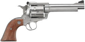 ruger, super blackhawk standard, single-action revolver, 44 rem mag, 5.5" barrel, satin stainless finish, stainless steel, hardwood grips, adjustable...