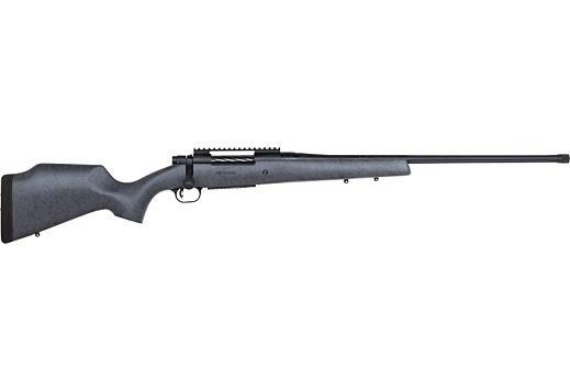 mossberg, patriot long range hunter, bolt action, 300 winchester magnum, matte blue finish, polymer stock, 24" threaded and fluted barrel, 3 round...