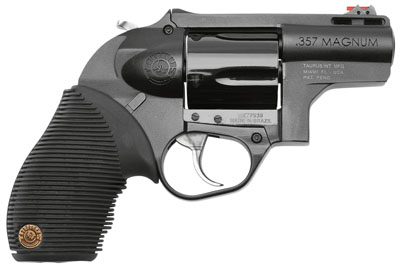 used taurus, 605 protector polymer, 357 mag, 2" barrel, black finish, 5 rounds