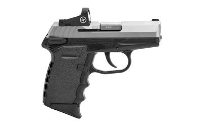 sccy industries cpx-1 rd 9mm luger 3.10" barrel 10+1 stainless steel slide black polymer grip cts-1500 red dot