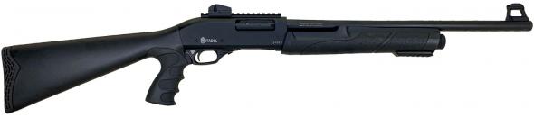 citadel cda force tactical pump 12 gauge 3+1 3" 20" barrel, steel receiver, matte black metal finish, optics ready picatinny rail, synthetic pistol...